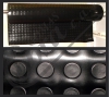 012145 Alfombra Rollo Canaima Boton PVC 1050x2mm Negro MTS